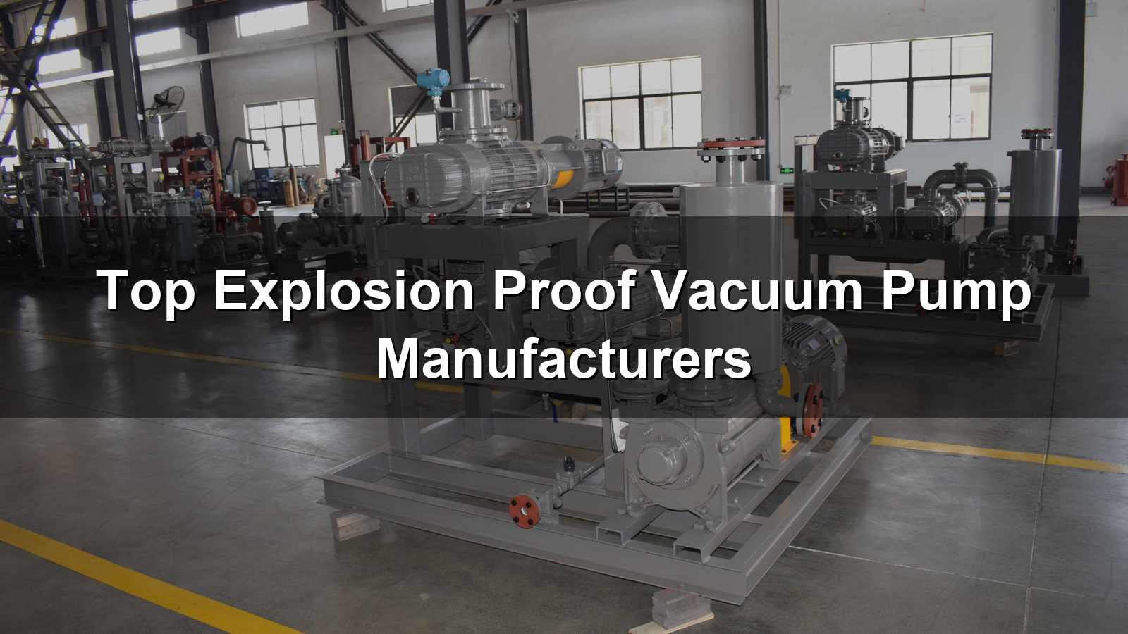 Top Explosion Proof Vacuum Pump Manufacturers